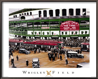 Wrigley Field, Chicago, Illinois by Darryl Vlasak Pricing Limited Edition Print image