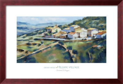 Hillside Village by Desmond O'hagan Pricing Limited Edition Print image