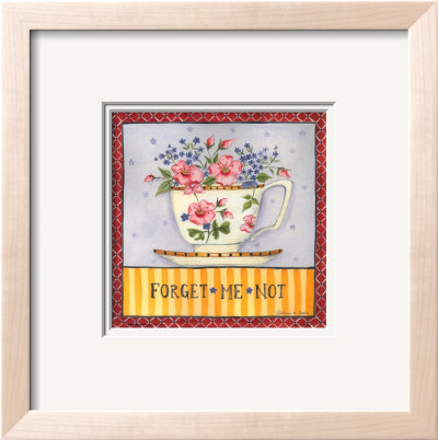 Floral Teacup Ii by Katharine Gracey Pricing Limited Edition Print image