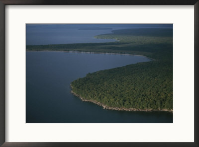 An Aerial View Of The Apostle Islands And Lake Superior by Raymond Gehman Pricing Limited Edition Print image