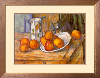 Kettle Glass And Plate With Fruit by Paul Cezanne Pricing Limited Edition Print image
