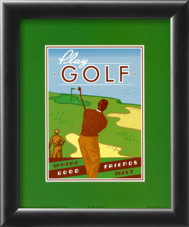 Play Golf by Paolo Viveiros Pricing Limited Edition Print image