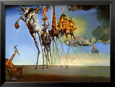 The Temptation Of St. Anthony, 1946 by Salvador Dali Pricing Limited Edition Print image