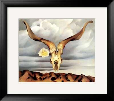 Ram's Head White Hollyhock-Hills by Georgia O'keeffe Pricing Limited Edition Print image