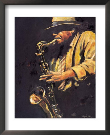 Saxophonist by Hazel Soan Pricing Limited Edition Print image