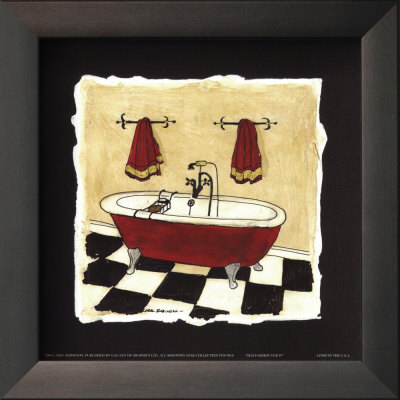 Old Fashioned Tub Iv by Carol Robinson Pricing Limited Edition Print image