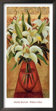 White Lilies by Miroslav Bartak Pricing Limited Edition Print image