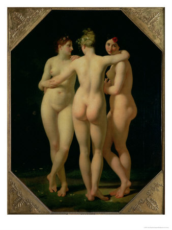 The Three Graces, 1794 by Jean-Baptiste Regnault Pricing Limited Edition Print image