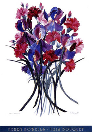 Iris Bouquet by Henry Howells Pricing Limited Edition Print image