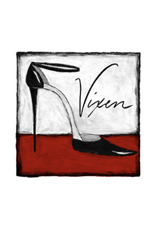 Vixen On Red by Chariklia Zarris Pricing Limited Edition Print image