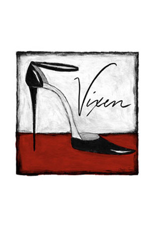Vixen On Red by Chariklia Zarris Pricing Limited Edition Print image