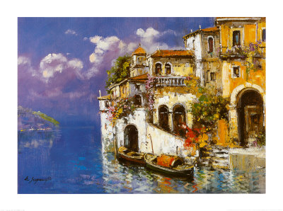 Lake Como In Summer by E. Scognamiglio Pricing Limited Edition Print image