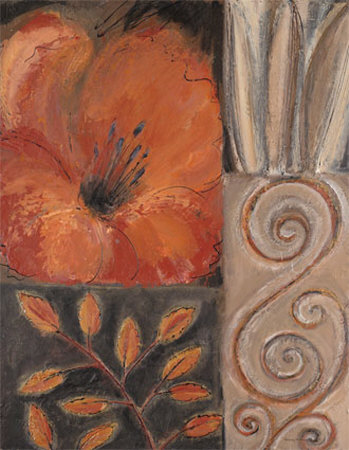 Orange Burst I by Rosemary Abrahams Pricing Limited Edition Print image