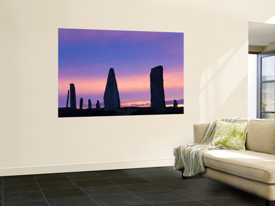 The Ring Of Brodgar Standing Stones Orkney Islands Scotland by Peter Adams Pricing Limited Edition Print image