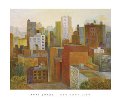 New York View by Avri Ohana Pricing Limited Edition Print image