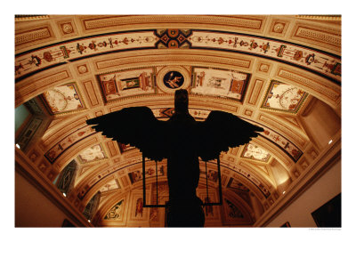 Detail Of The Ceiling Frescos In El Escorial Palace, Madrid, Spain by Jonathan Chester Pricing Limited Edition Print image