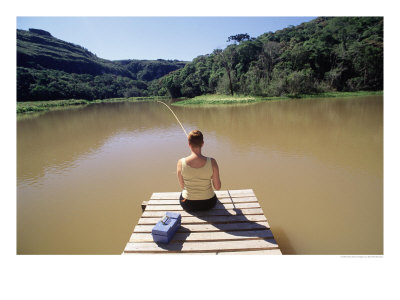 36-Year-Old Woman Fishing by Silvestre Machado Pricing Limited Edition Print image