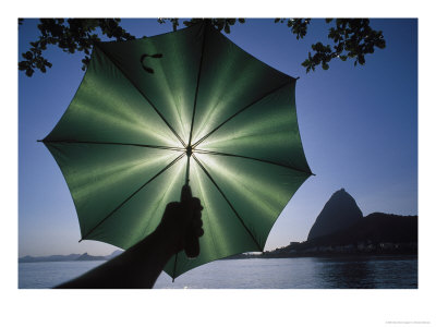 Green Umbrella, Rio De Janeiro, Brazil by Silvestre Machado Pricing Limited Edition Print image