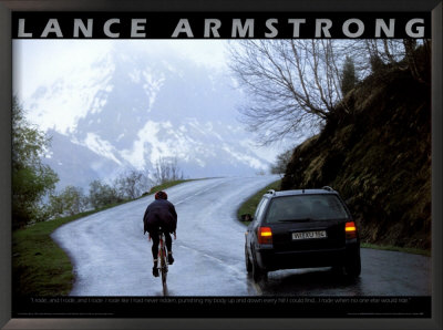 Lance Armstrong - Training by Graham Watson Pricing Limited Edition Print image
