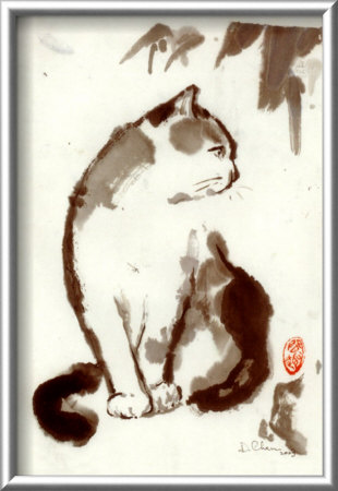 Smart Cat by Hu Chen Pricing Limited Edition Print image
