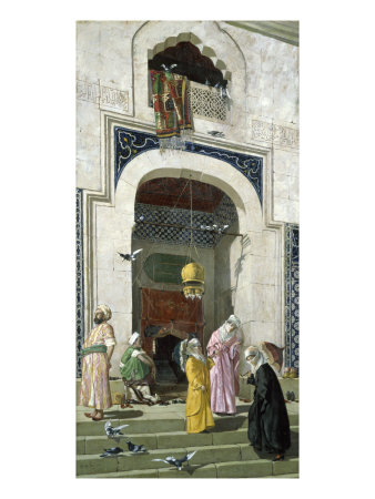 Broussa Gate Of The Great Mosque by Osman Hamdy Bey Pricing Limited Edition Print image