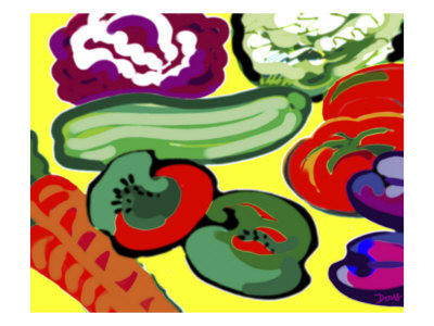 Vegetables by Diana Ong Pricing Limited Edition Print image