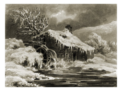 The Frozen Watermill by George Samuel Pricing Limited Edition Print image