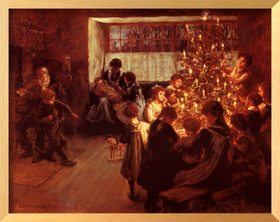 Christmas Tree by Albert Chevallier Tayler Pricing Limited Edition Print image