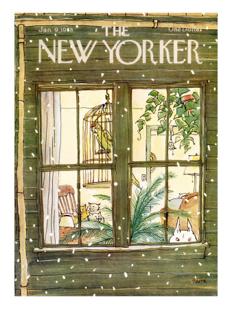 The New Yorker Cover - January 9, 1978 by George Booth Pricing Limited Edition Print image