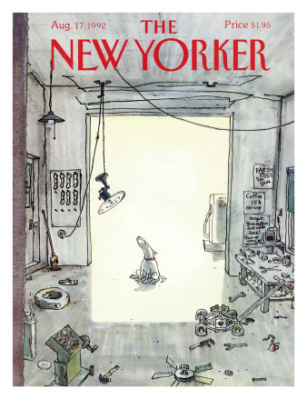 The New Yorker Cover - August 17, 1992 by George Booth Pricing Limited Edition Print image