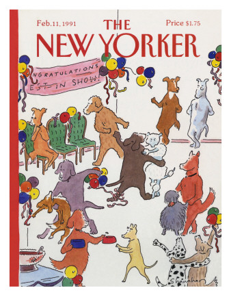 The New Yorker Cover - February 11, 1991 by Danny Shanahan Pricing Limited Edition Print image