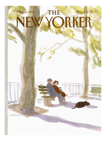 The New Yorker Cover - March 23, 1981 by James Stevenson Pricing Limited Edition Print image