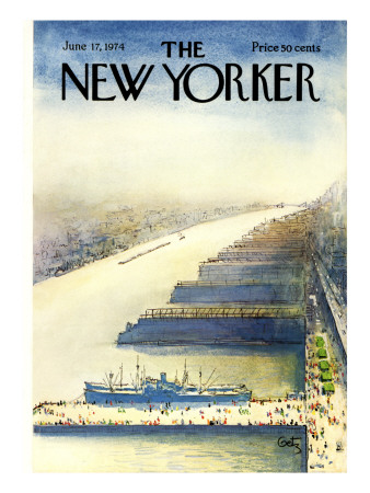 The New Yorker Cover - June 17, 1974 by Arthur Getz Pricing Limited Edition Print image