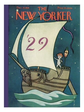The New Yorker Cover - December 29, 1928 by Rea Irvin Pricing Limited Edition Print image