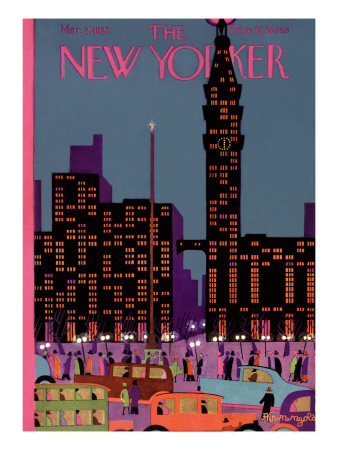 The New Yorker Cover - March 2, 1929 by Adolph K. Kronengold Pricing Limited Edition Print image