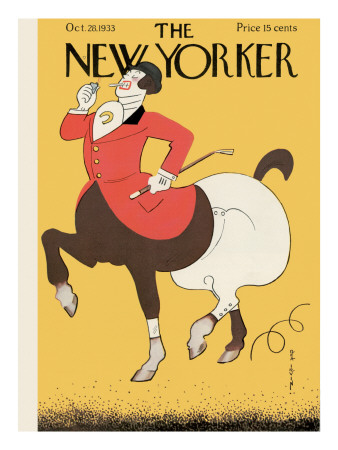 The New Yorker Cover - October 28, 1933 by Rea Irvin Pricing Limited Edition Print image