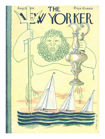 The New Yorker Cover - August 25, 1934 by Rea Irvin Pricing Limited Edition Print image