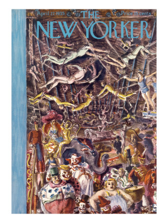 The New Yorker Cover - April 27, 1935 by Reginald Marsh Pricing Limited Edition Print image