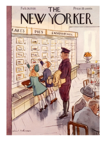 The New Yorker Cover - February 26, 1938 by Helen E. Hokinson Pricing Limited Edition Print image