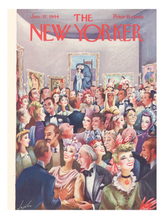 The New Yorker Cover - January 22, 1944 by Constantin Alajalov Pricing Limited Edition Print image