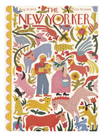 The New Yorker Cover - August 19, 1944 by Ilonka Karasz Pricing Limited Edition Print image