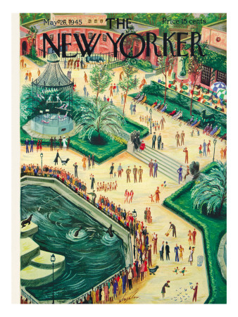 The New Yorker Cover - May 26, 1945 by Constantin Alajalov Pricing Limited Edition Print image