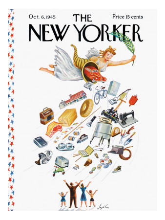 The New Yorker Cover - October 6, 1945 by Constantin Alajalov Pricing Limited Edition Print image