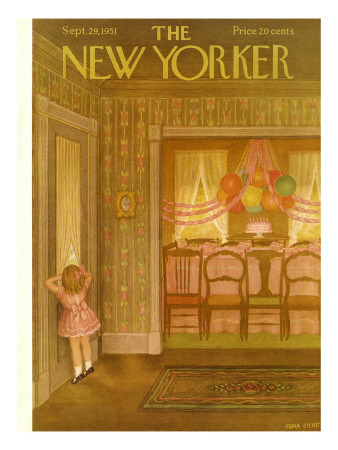 The New Yorker Cover - September 29, 1951 by Edna Eicke Pricing Limited Edition Print image