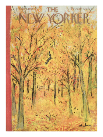 The New Yorker Cover - October 8, 1955 by Abe Birnbaum Pricing Limited Edition Print image