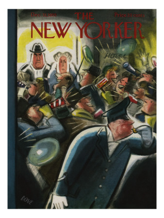The New Yorker Cover - December 31, 1955 by Leonard Dove Pricing Limited Edition Print image