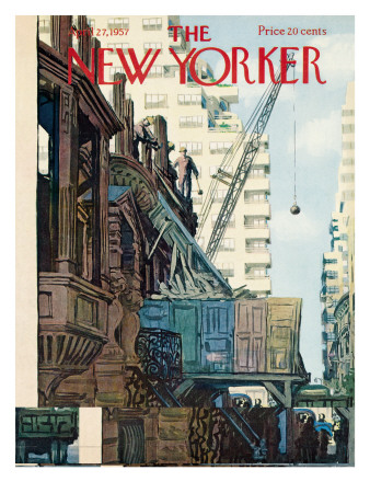 The New Yorker Cover - April 27, 1957 by Arthur Getz Pricing Limited Edition Print image