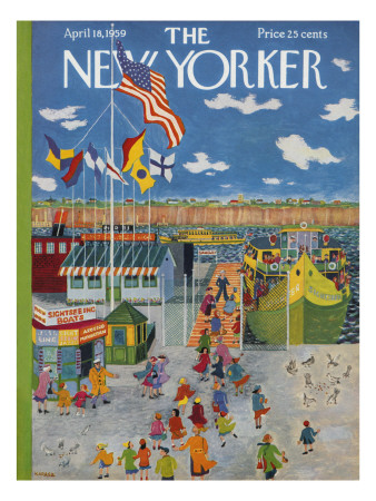The New Yorker Cover - April 18, 1959 by Ilonka Karasz Pricing Limited Edition Print image
