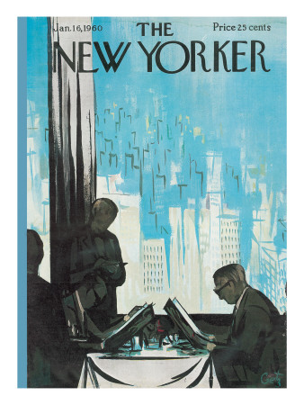 The New Yorker Cover - January 16, 1960 by Arthur Getz Pricing Limited Edition Print image
