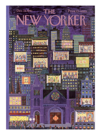 The New Yorker Cover - December 16, 1961 by Ilonka Karasz Pricing Limited Edition Print image